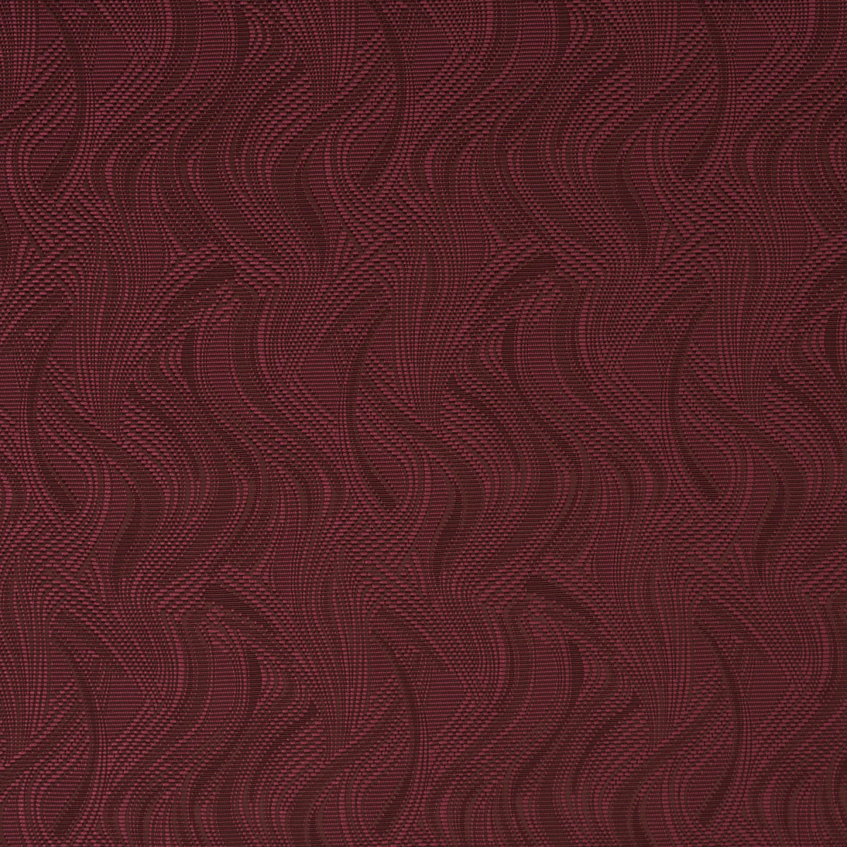 Sample - 86891 | Quilted Waves Indoor/Outdoor, Merlot - Schumacher Fabric