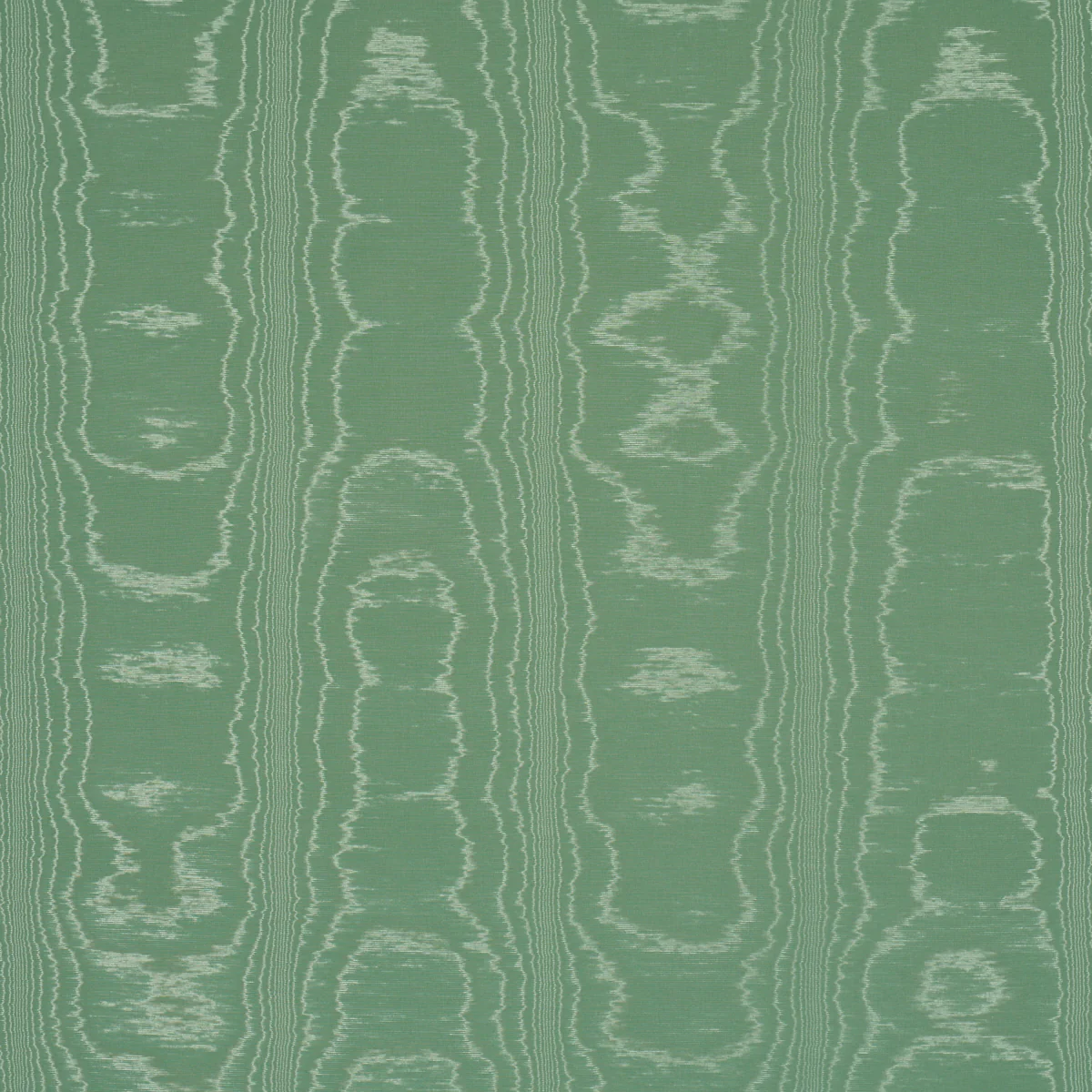 Sample - 87101 | Washington Moiré, Green - Schumacher Fabric