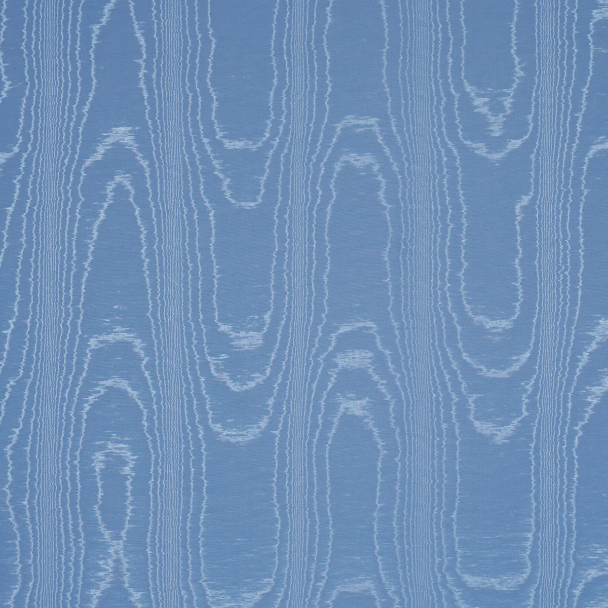 Sample - 87102 | Washington Moiré, Cobalt - Schumacher Fabric