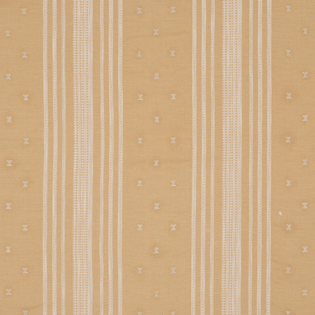 Sample - 87252 | Imara Stripe, Ochre - Schumacher Fabric
