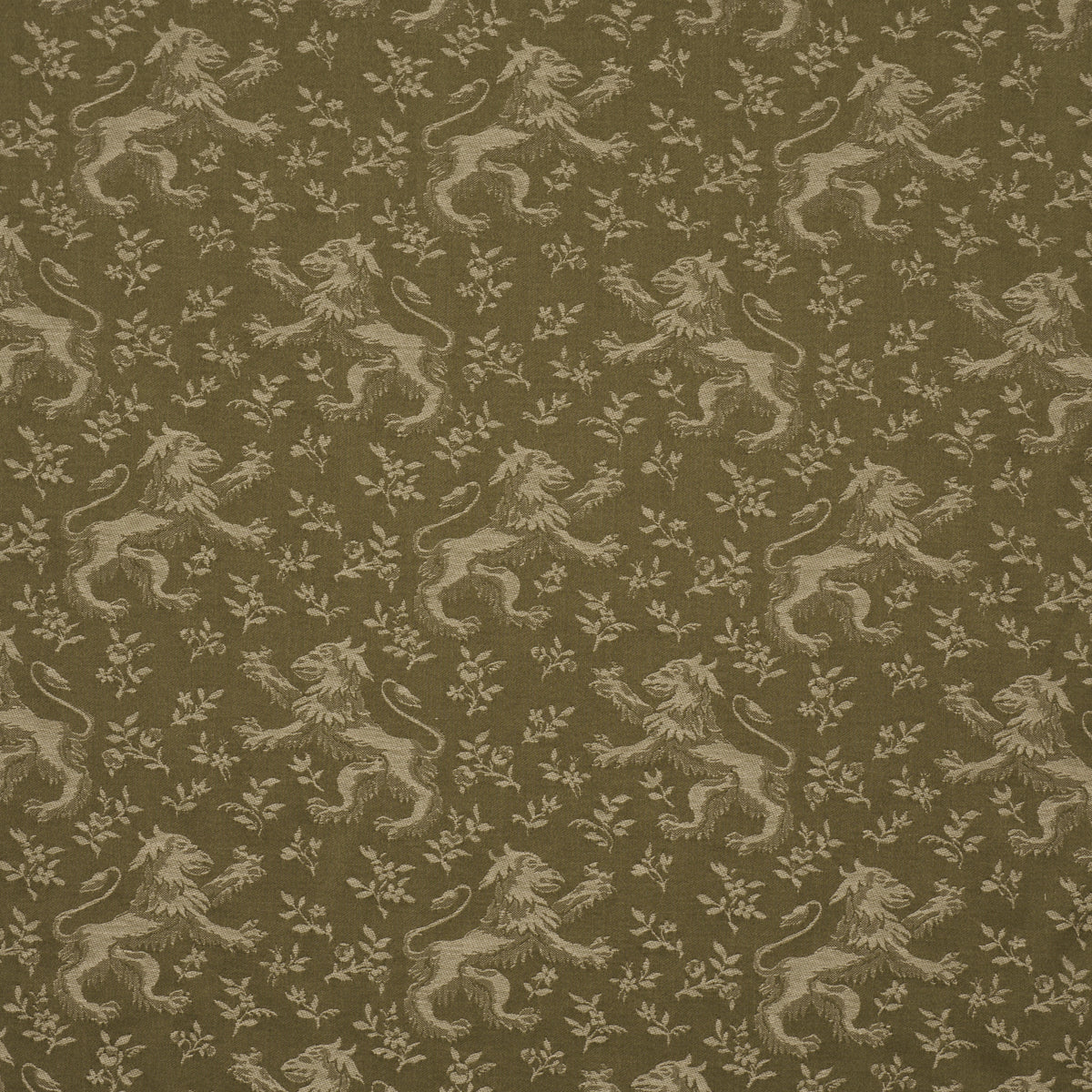 Sample - 87540 | Ewan'S Beasts, Moss - Schumacher Fabric