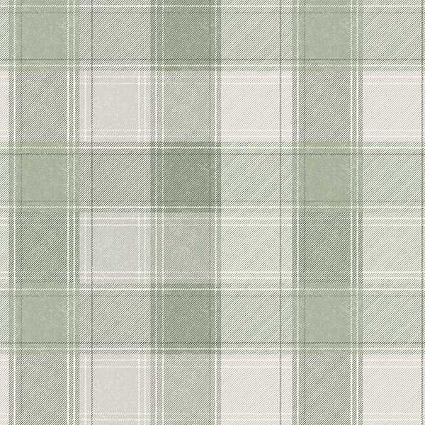 Sample - AH922806 Brewster Wallpaper, Rita Green Country Check Arthouse