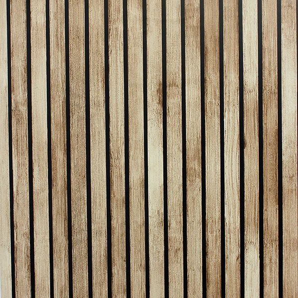 Sample - AH923800 Brewster Wallpaper, Herman Light Brown Wood Arthouse