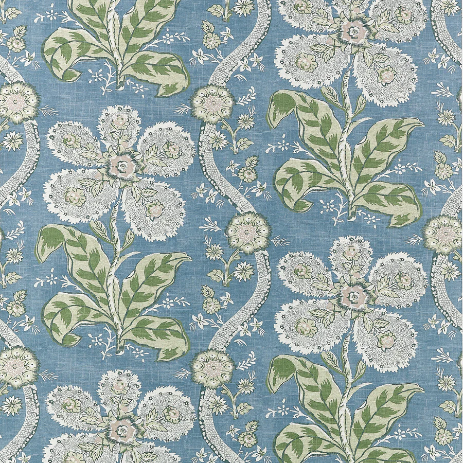 Sample - At10723 | St. Gilles, Mineral And Green - Anna French Wallpaper