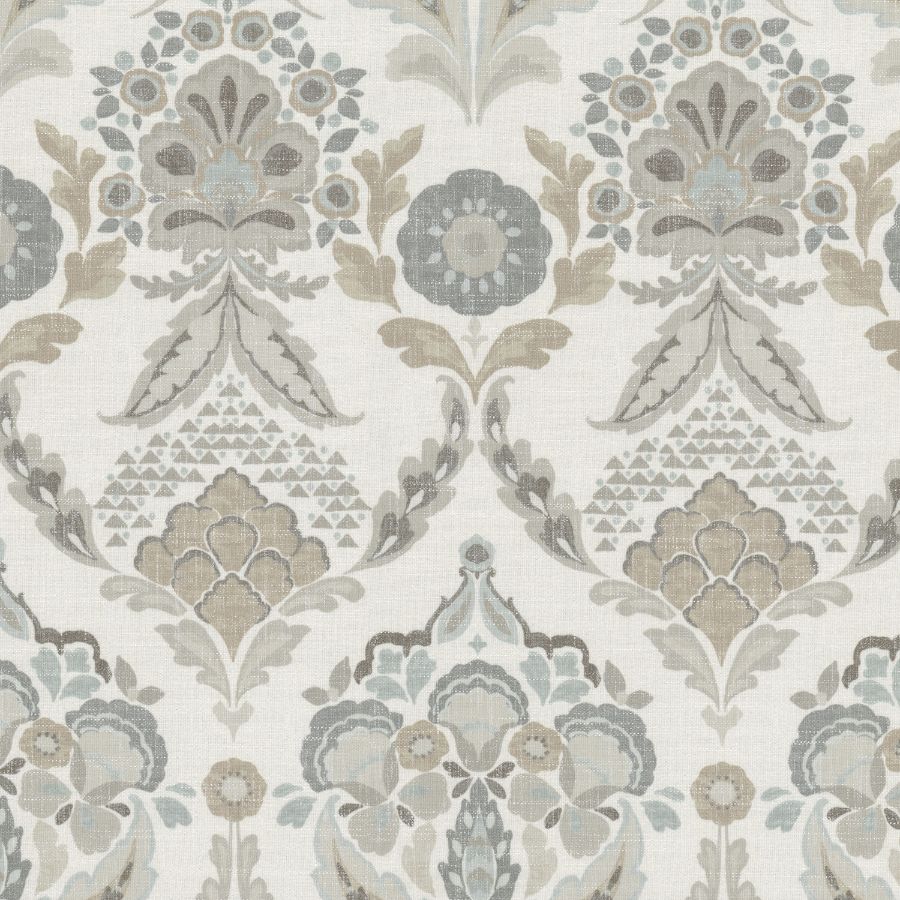 Sample - Stout Fabric - Hydepark 1 Toffee, Multipurpose Print