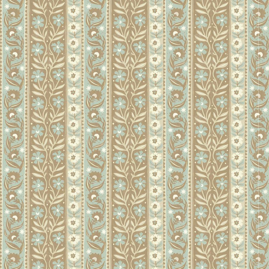 Sample - Jmw1048-41 | Arber Stripe, Blue Stripes - Kravet Couture Wallpaper - Jmw1048.41.0
