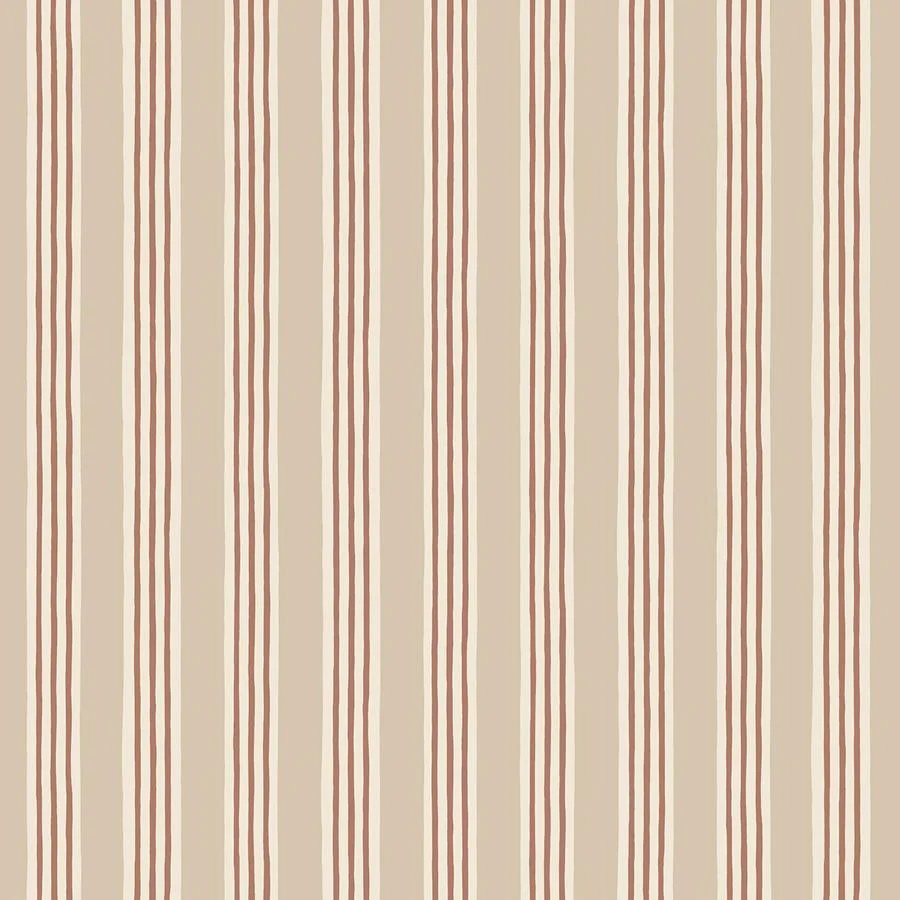 Sample - Jmwrkem-01 | Kemble Stripe, Beige Stripes - Kravet Couture Wallpaper - Jmwrkem.01.0