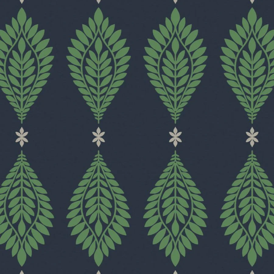 Sample - LN10612 | Mirasol Palm Frond - Lillian August Wallpaper