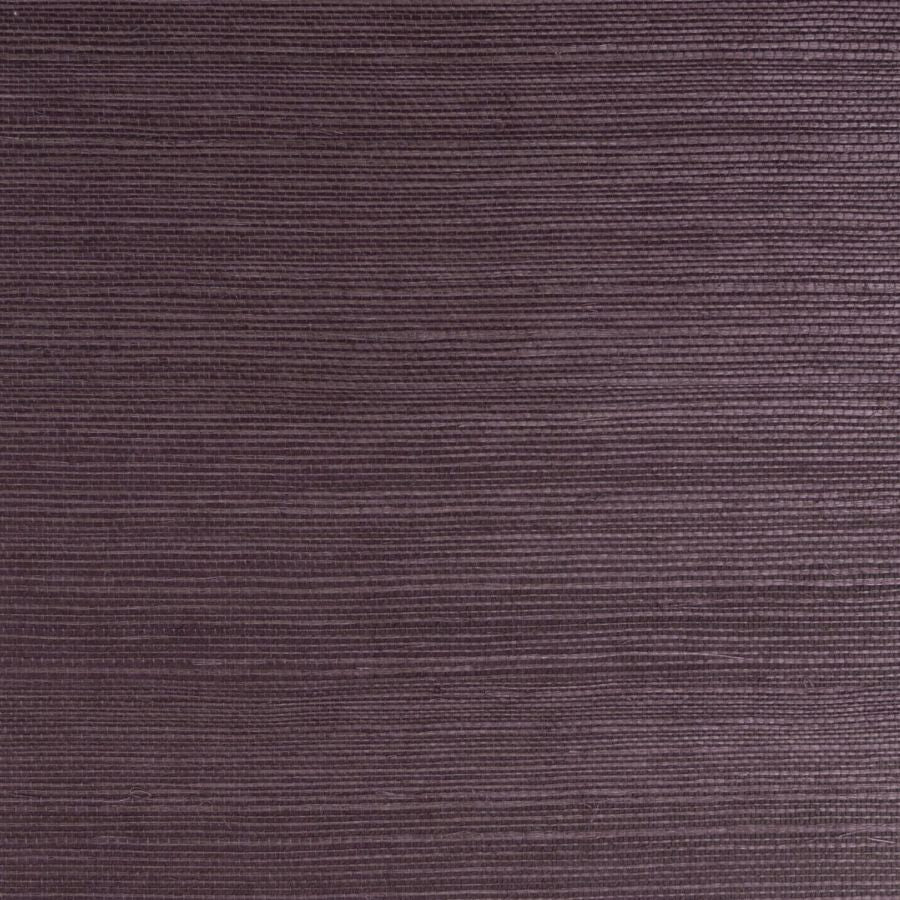Sample - LN11811 | Deep Plum Sisal - Lillian August Wallpaper