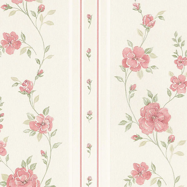 Sample - Md29443 | Silk Impressions 2, Pink Stripe - Norwall Wallpaper