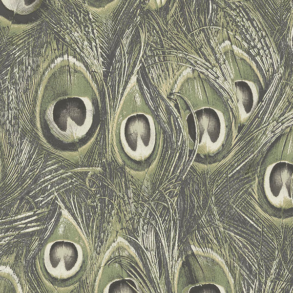 Sample - Mh36520 | Manor House, Green Novelty - Norwall Wallpaper