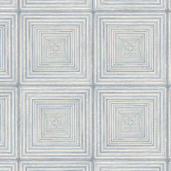 Sample - Mh36524 | Manor House, Blue Novelty - Norwall Wallpaper