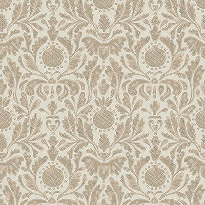 Sample - Ncw4591-05 | Honfleur Castellane Stone - Nina Campbell Wallpaper