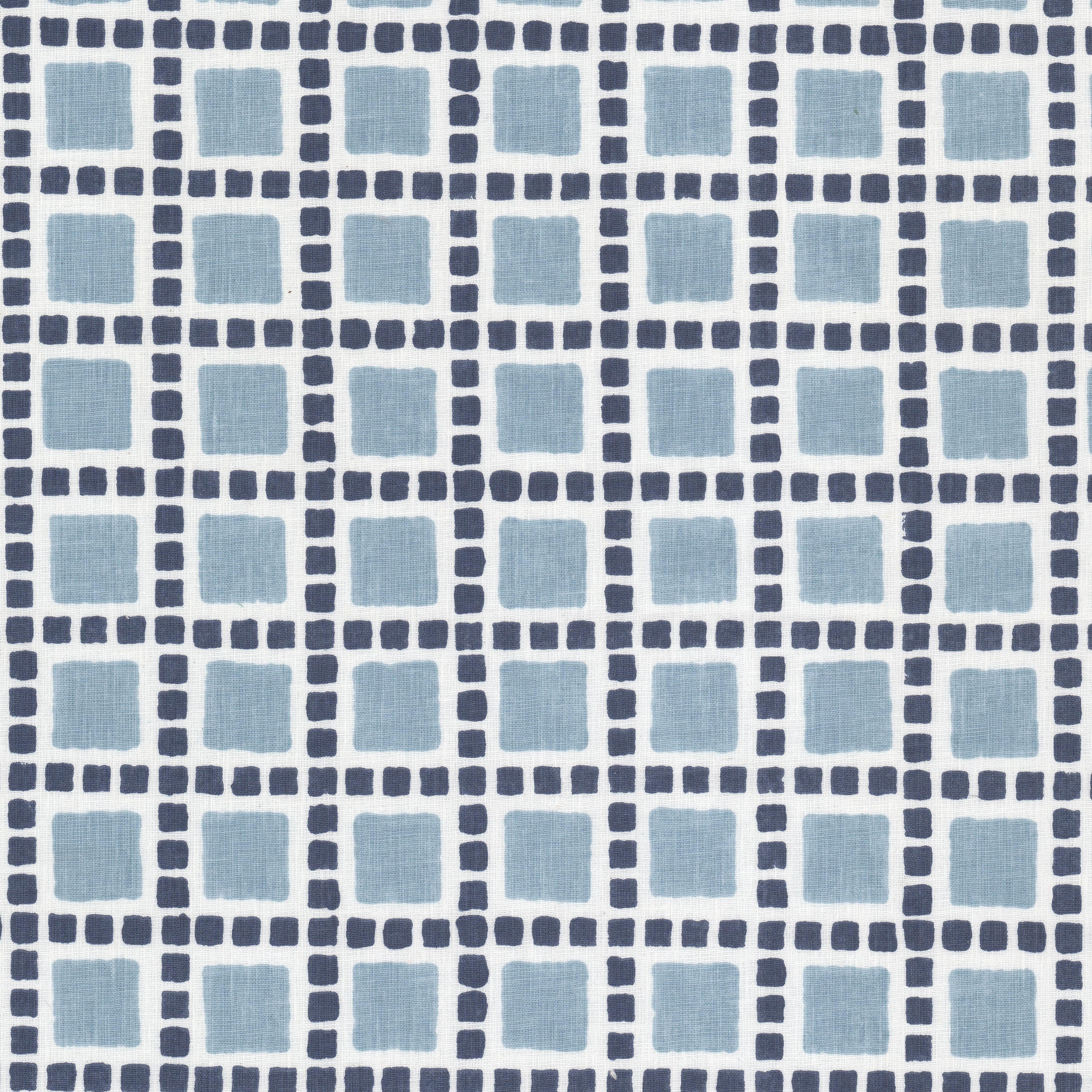 Sample - Stout Fabric - Noteworthy 2 Delft, Multipurpose Print