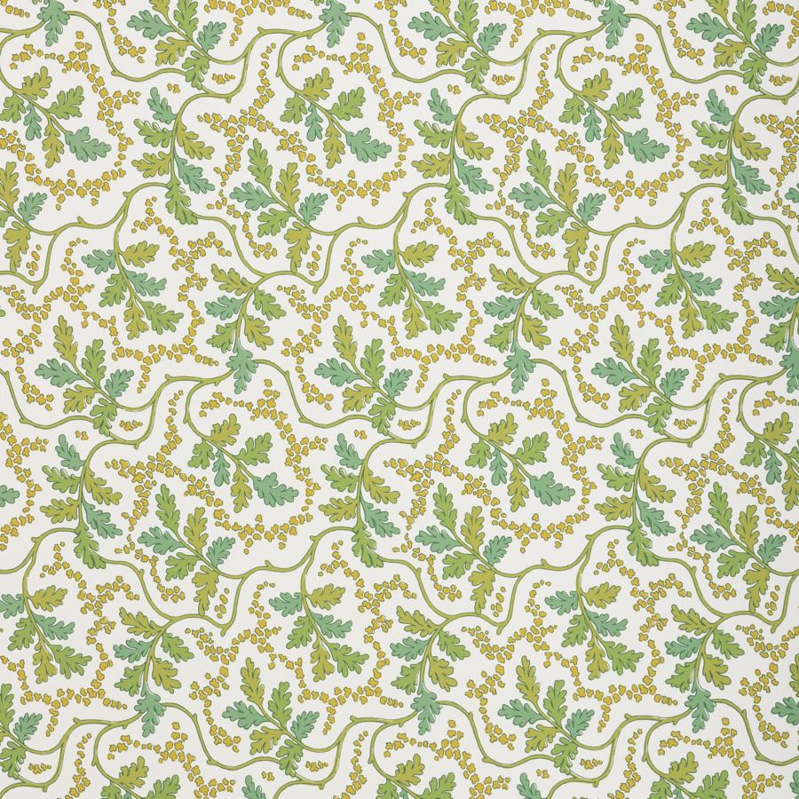 Sample - P8025109-33 | Aureille, Leaf Botanical - Brunschwig & Fils Wallpaper - P8025109.33.0