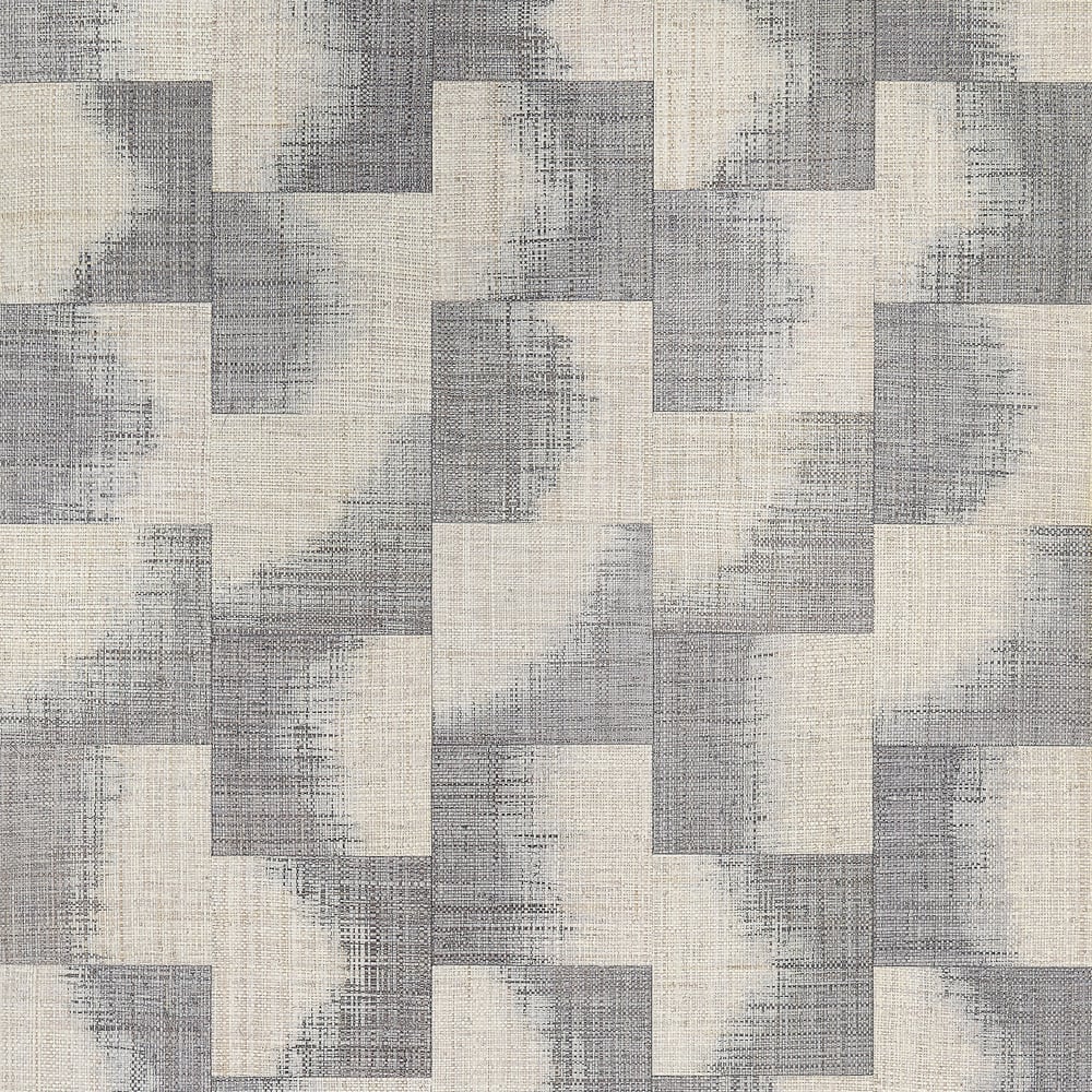 Sample - T24430 Thibaut Wallpaper, Raffia Squares, Yutori
