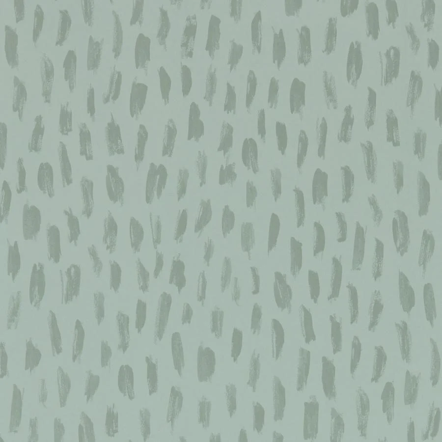 Sample - W0226/04 | Loxley, Green Abstract - Clarke And Clarke Wallpaper