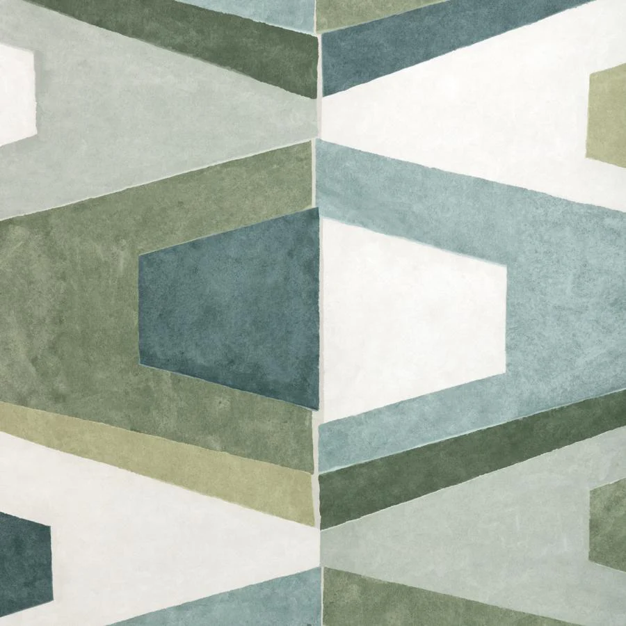 Sample - W4401-511 | Wild Beauty, Green Abstract - Kravet Couture Wallpaper - W4401.511.0