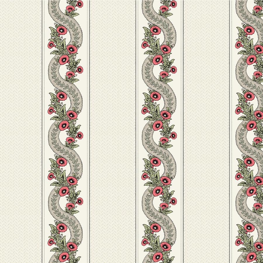 Sample - W4417-73 | Kravet Design, Multi Color Stripes - Kravet Design Wallpaper - W4417.73.0