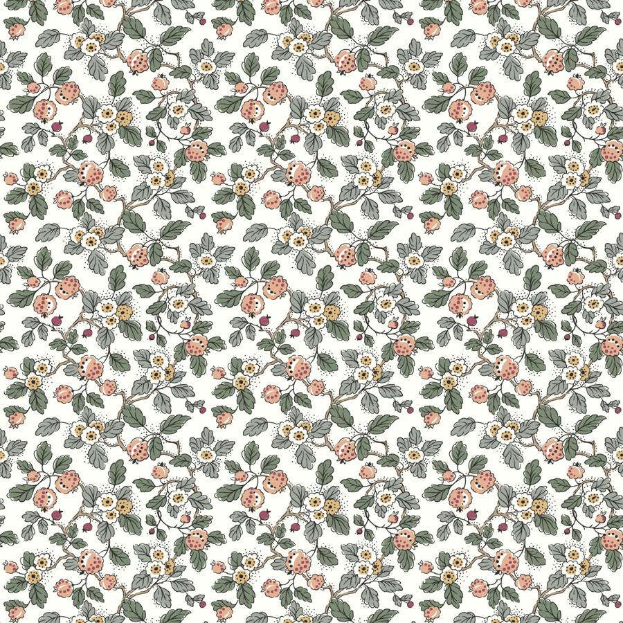 Sample - W4492-952 | Kravet Design, Orange Botanical - Kravet Design Wallpaper - W4492.952.0