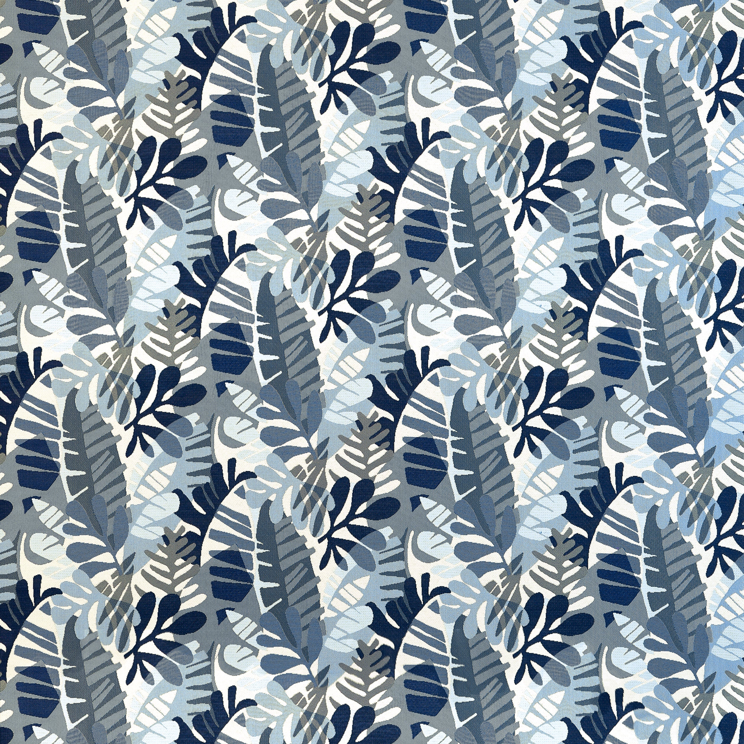 Sample - W81794 Acadia, Ipanema, Navy and Sky - Thibaut Fabric