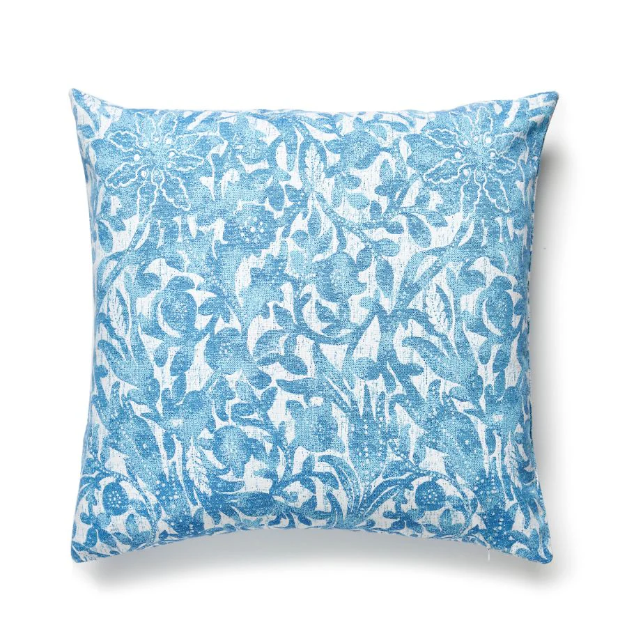 SCBALIPILL0003 | Bali Floral Outdoor, Caribe - Scalamandre Pillows