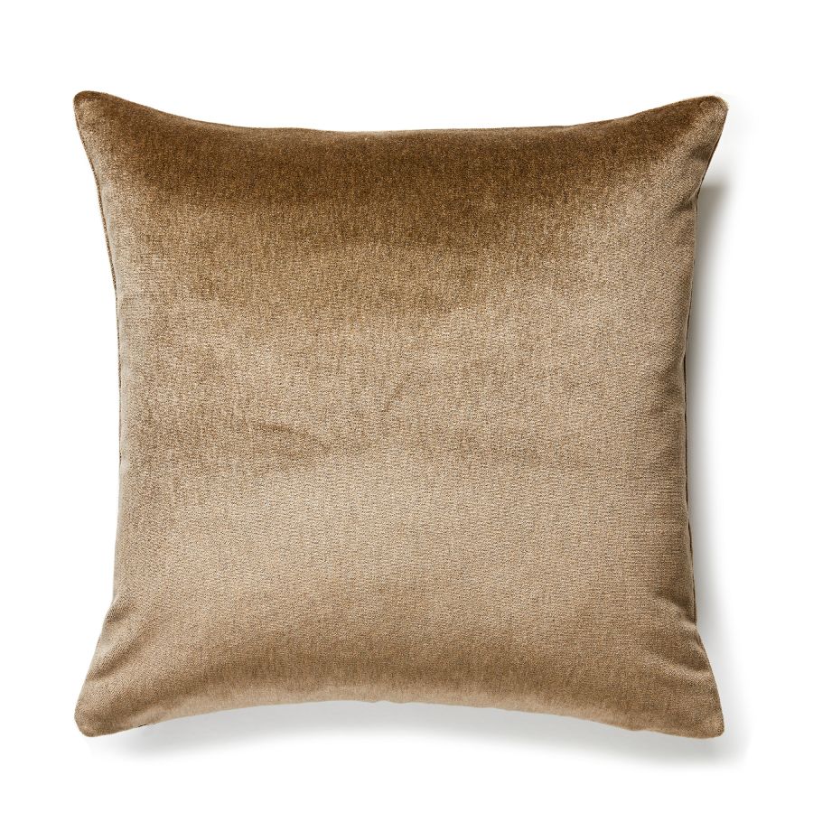 SCBAYPILL0005 | Bay Velvet Outdoor, Taupe - Scalamandre Pillows