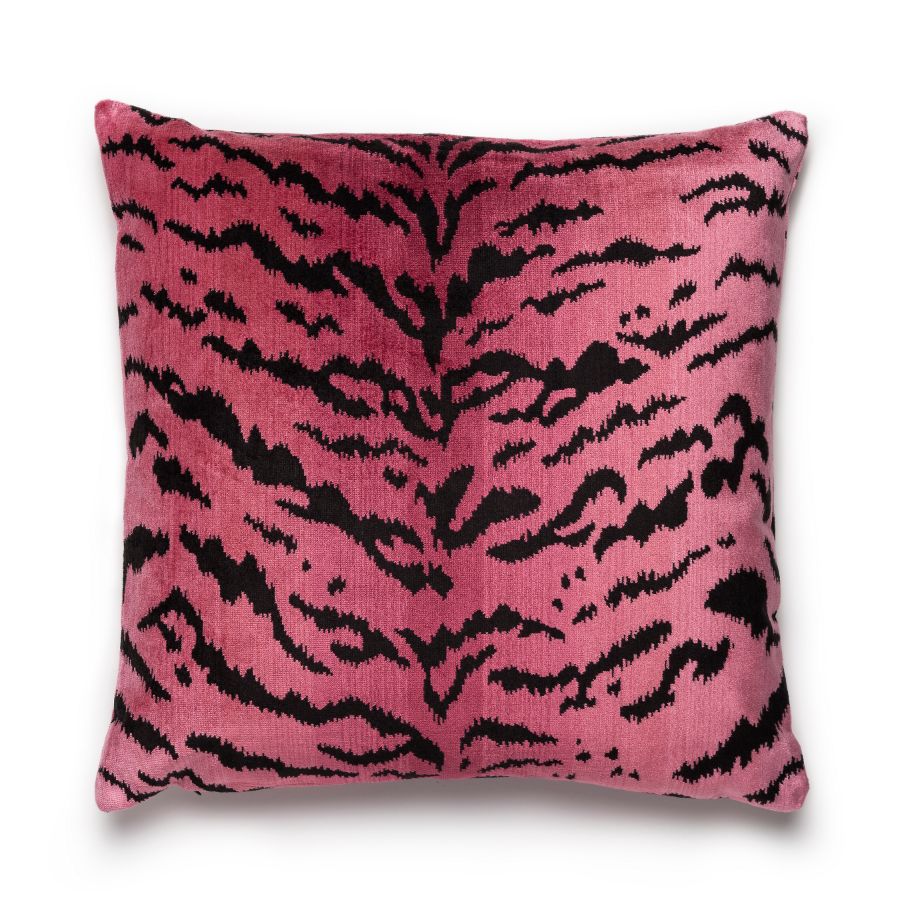 SCTIGRPILL0003 | Tigre, Reds & Black - Scalamandre Pillows