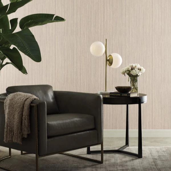 Si25711 | Signature Textures 3, Wistman Stripe Almond - York Wallpaper - Image 2
