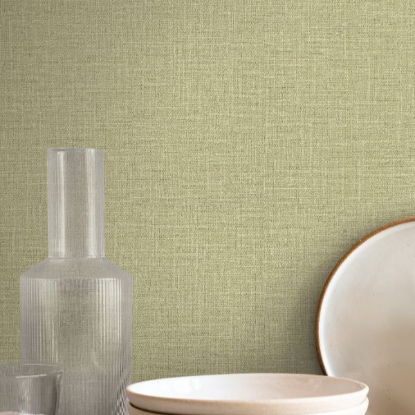 Si26148 | Signature Textures 3, Loom Green - York Wallpaper - Image 3