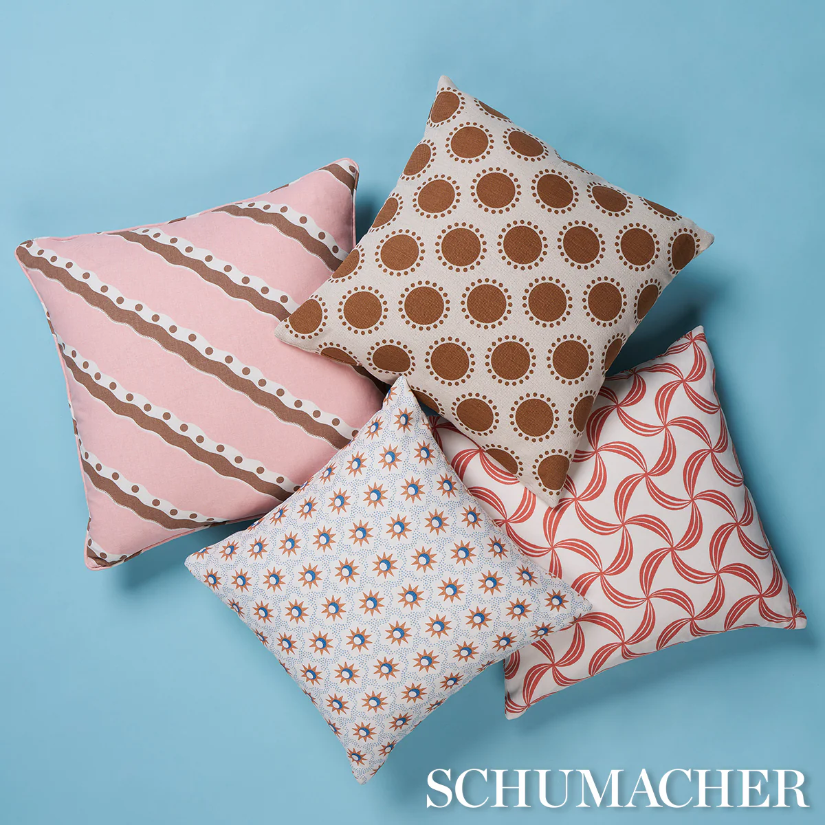 So18192106 | Ambrosia Pillow, Coral - Schumacher Pillows - Image 3