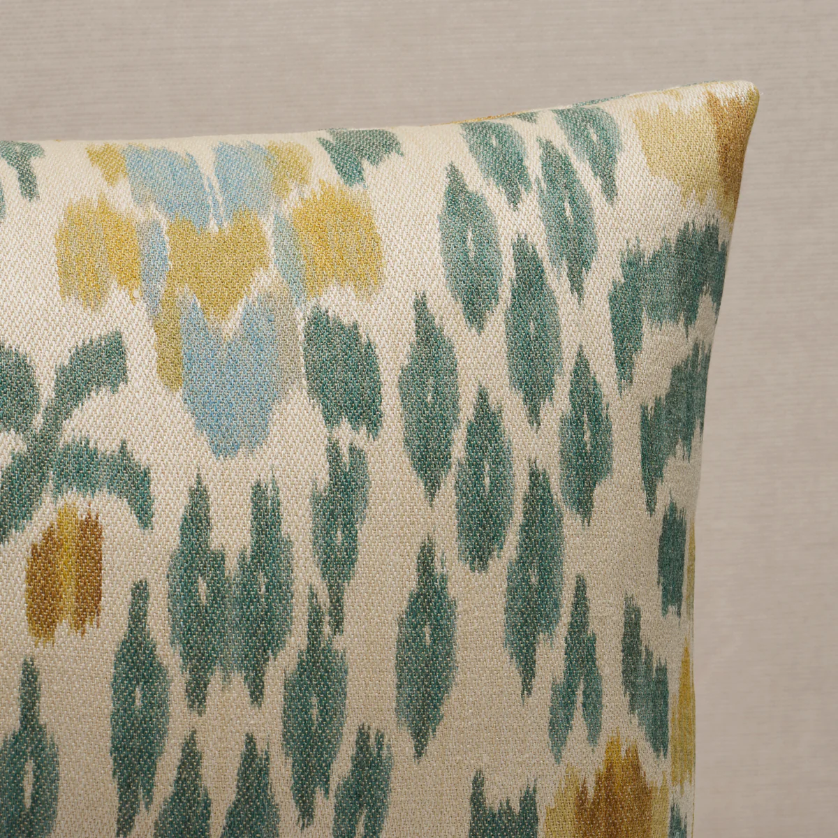 So18273118 | Leonora Warp Print Pillow, Citron - Schumacher Pillows - Image 2