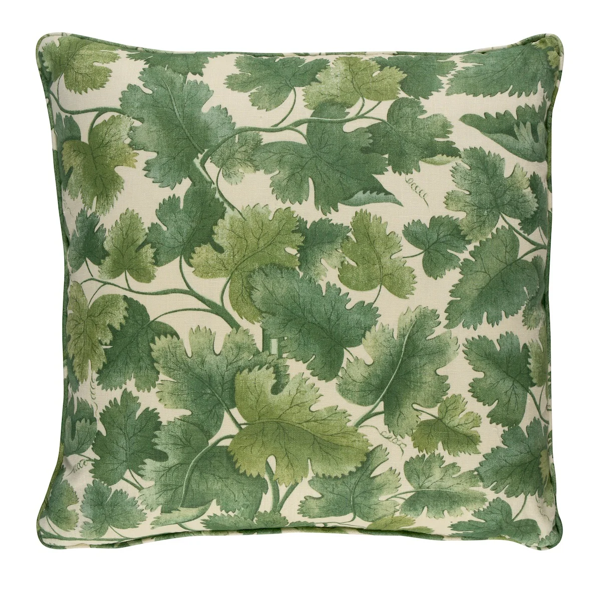 So18279105 | Edinburgh Vine Pillow, Forest - Schumacher Pillows