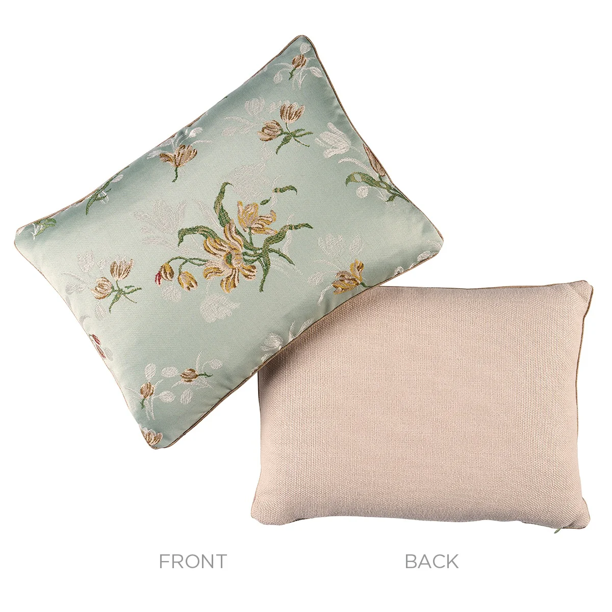 So8582012 | Spitalfields Bouquet Pillow, Alabaster - Schumacher Pillows - Image 4