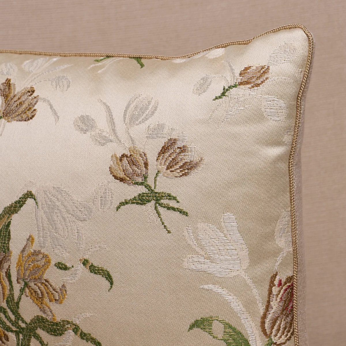 So8582112 | Spitalfields Bouquet Pillow, Robin'S Egg - Schumacher Pillows - Image 3