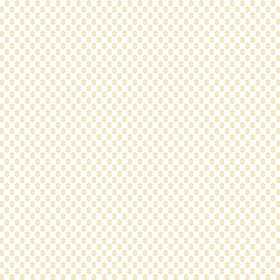 Vp1392 | Jardin, Brioni Butter Floral Stamp - Antonina Vella Wallpaper