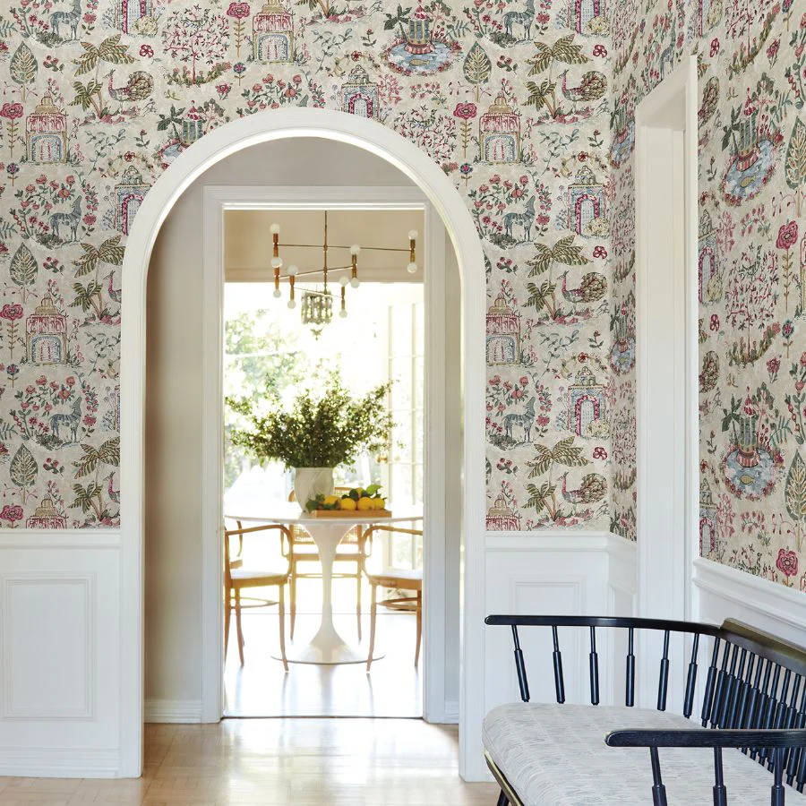 Vp1403 | Jardin, Parc Merlot Garden Dreams - Antonina Vella Wallpaper - Image 3