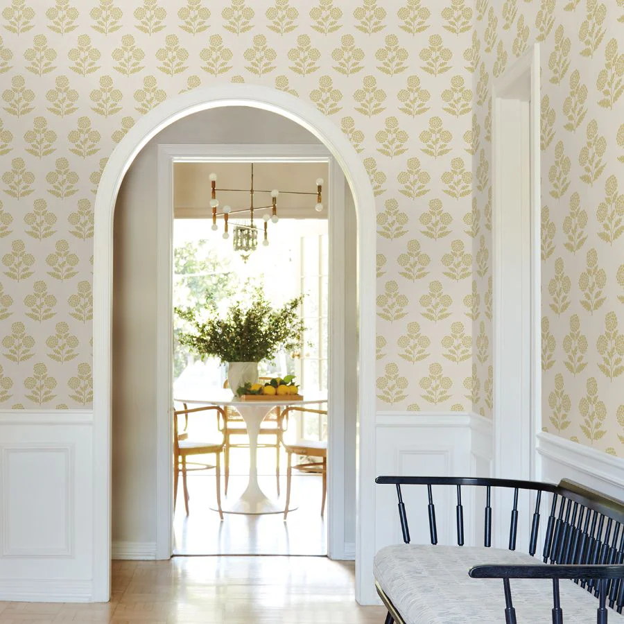Vp1432 | Jardin, Souci Butter Marigolds - Antonina Vella Wallpaper - Image 3