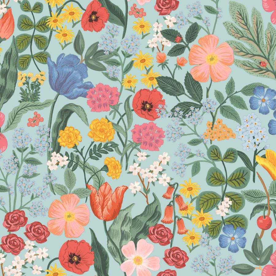 W4296-517 | Kravet Design, Pink Floral - Kravet Design Wallpaper - W4296.517.0