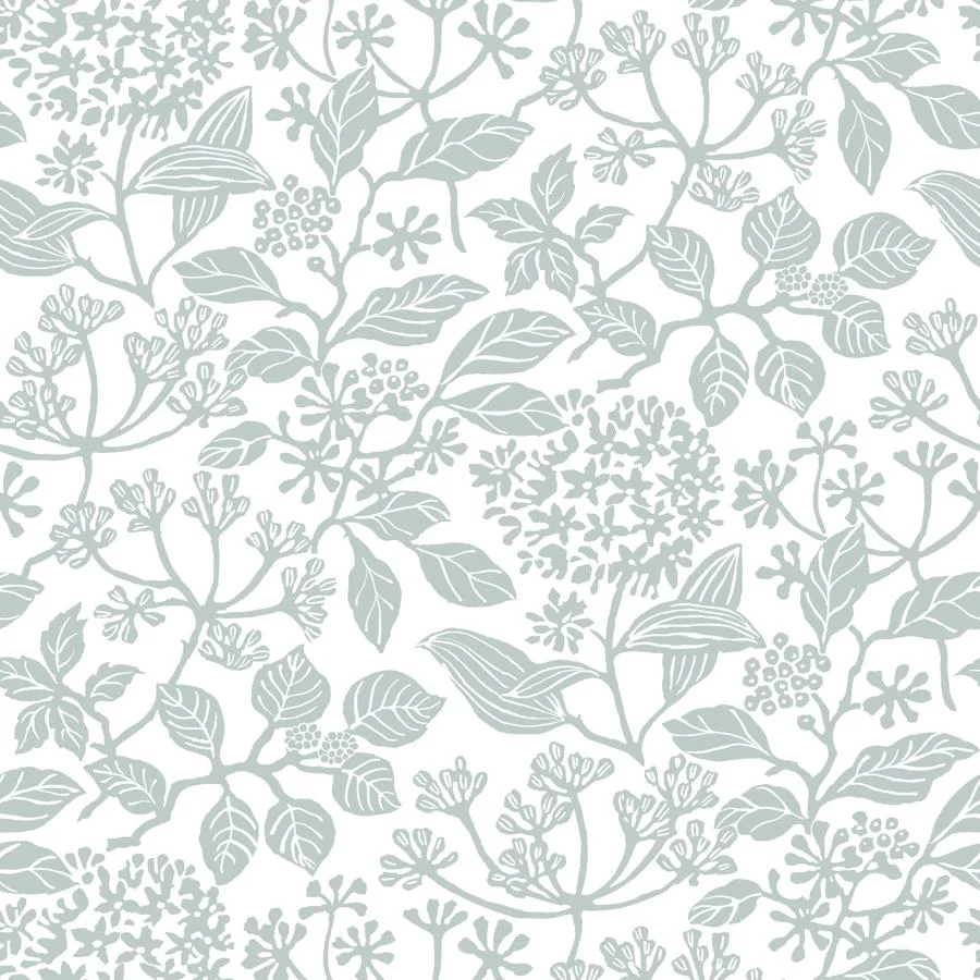 W4485-15 | Kravet Design, Blue Botanical - Kravet Design Wallpaper - W4485.15.0