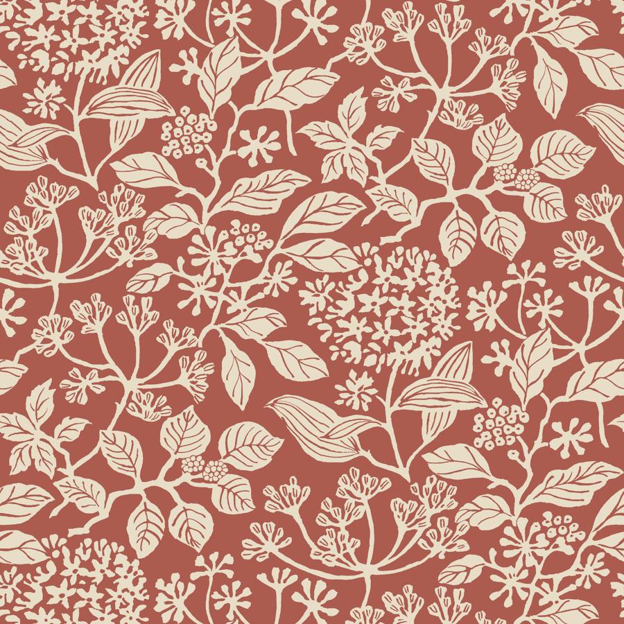 W4485-24 | Kravet Design, Red Botanical - Kravet Design Wallpaper - W4485.24.0