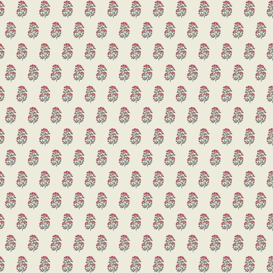 W4489-911 | Kravet Design, Red Botanical - Kravet Design Wallpaper - W4489.911.0